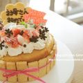 nana＊ｈｇ's cooksnap of when they made いちごまるまる入れちゃえ！簡単ケーキ☆.
