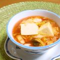 taruママ's cooksnap of when they made ピリ辛!!激ウマ!!豆腐のキムチスープ☆.