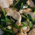 サトコン105☆'s cooksnap of when they made ちぢみほうれん草の鶏むねガリバタチキン.