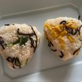 にゃつめ〜's cooksnap of when they made 天むす風★おむすび.