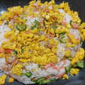 マサマサまぁ's cooksnap of when they made シロさんの鮭と卵と胡瓜で作るちらし寿司.