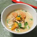 バカリャウ's cooksnap of when they made かぼちゃとしめじの豆乳みそスープ.