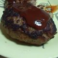 さゆごんた's cooksnap of when they made ジューシーハンバーグ.