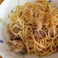 ｊ−ｊ−ｆ's cooksnap of when they made パパッと簡単♪豚肉と玉ねぎの和風パスタ.