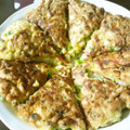そのいえ's cooksnap of when they made 【お好み焼きの粉】ネギちくわ焼き.
