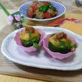 クックI7I5L1☆'s cooksnap of when they made お弁当に♬ピーマンカップでミートボール.