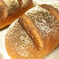 Nishibi's cooksnap of when they made カンパーニュ（ゴマはちみつ）.