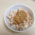 のんこりんぐ's cooksnap of when they made 鶏そぼろ納豆丼.