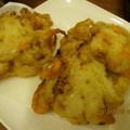まこ’cooking's cooksnap of when they made ゆで卵とウインナーのカレー風味かき揚げ.