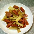 ＊うみ's cooksnap of when they made おつまみに！エリンギとウインナーの炒め物.