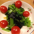 gomaneko's cooksnap of when they made 小松菜と海苔のおひたし.