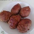 パンダ８２３'s cooksnap of when they made 肉巻きおにぎり.