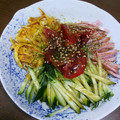 もはー's cooksnap of when they made 具だくさん 色鮮やか 冷やし中華.