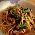 すし小僧's cooksnap of when they made お手軽！　ポン酢で和風きのこパスタ.