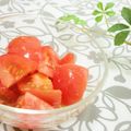 くまた305号's cooksnap of when they made トマトのしょうがシロップ漬.