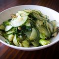 シモマエ's cooksnap of when they made チンゲン菜きゅうりのポン酢和え.