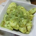 なっちゃん＊♪'s cooksnap of when they made バジルinニョッキ★バジルクリームソース.