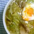 新妻がんこちゃん's cooksnap of when they made レタス半玉ペロリ☆レタぶたうどん.