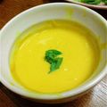 POM4646's cooksnap of when they made ♫やさし～い味の濃厚かぼちゃスープ♫.
