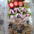 くまくまとん's cooksnap of when they made 加トちゃん!!パパキャラ弁.