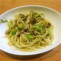 puritarou's cooksnap of when they made レンジで簡単！きのこの冷製パスタ.