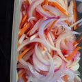 cieta's cooksnap of when they made 人参と紫玉ねぎとピーマンのマリネ.