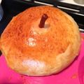 zeroroku16's cooksnap of when they made アップル×カスタードdeりんごパン.