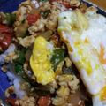 おかわりちょうだい♪'s cooksnap of when they made ガパオ炒めご飯(タイ風バジル炒め).