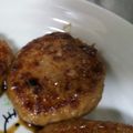 ぷぅむ's cooksnap of when they made 鶏のつくね☆照り焼きハンバーグ☆.