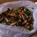 ゆじ・ゆと's cooksnap of when they made 簡単アジの紙包み蒸し*レンジＤＥ.