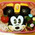 やまモン's cooksnap of when they made キャラ弁☆ミニー☆.
