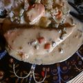 tommmi's cooksnap of when they made 野菜たっぷり☆鮭のクリームソース.