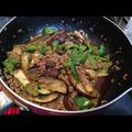 いちごクック's cooksnap of when they made 肉味噌を使って簡単☆なすとピーマンの炒め.