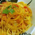 ゆかすてぃっち's cooksnap of when they made しめじと玉ねぎのトマトクリームパスタ.