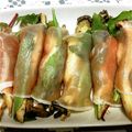 nerolincon's cooksnap of when they made ✿干しエリンギの生ハム巻き✿.