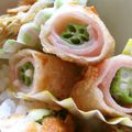 まじゅじゅ's cooksnap of when they made オクラ＆チーズ＆ハムのくるくる餃子.