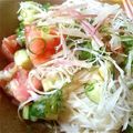 Nyukichan's cooksnap of when they made アボカドと夏野菜のイタリアンそうめん.