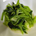 yuu's cooksnap of when they made 小松菜わさび風味おひたし.