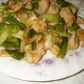 あっぷる147's cooksnap of when they made 簡単！鶏むね肉＆長ネギ炒め☆塩味ネギマ風.