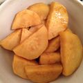 afro1004's cooksnap of when they made ルクエでサツマイモのレモン煮.