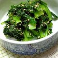 tikirie's cooksnap of when they made ５分で * 小松菜ナムル.