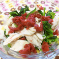 Machalin's cooksnap of when they made ほうれん草とささみの梅ポンサラダ.