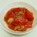 おちょこ丸's cooksnap of when they made トマとん(豚）炒め.
