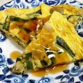 marriott's cooksnap of when they made ニラ豚オムレツ.