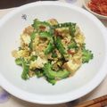 まりんごっこ's cooksnap of when they made ゴーヤと厚揚げのトマトチャンプルー.