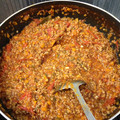 naru0111's cooksnap of when they made ミートソース自家製♥トマトを使って♪.