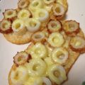 tasaya's cooksnap of when they made 簡単一品♫ハッシュポテトでチーちく✿.