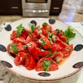 Superlittleboo's cooksnap of when they made 簡単！トマトとフレッシュバジルのサラダ.