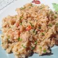うみめそ's cooksnap of when they made 明太子しらすチャーハン.