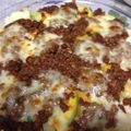 mikulee's cooksnap of when they made ソースも手作り★焼売皮で簡単ラザニア.
